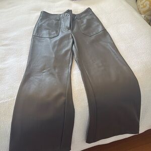 Anthropologie Maeve faux leather pants size 6